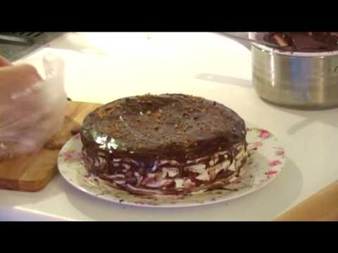 Торт СКАЗКА медовый шоколадный рецепт