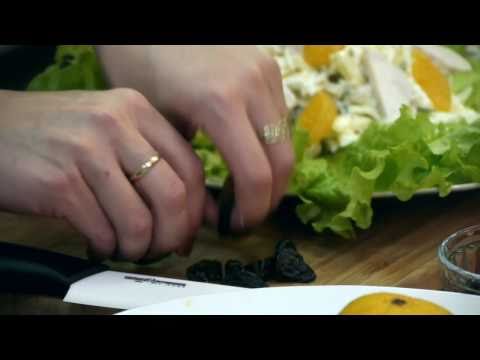 Любимые рецепты. Салат из курицы с мандаринами Любимые рецепты. Салат из курицы с мандаринами