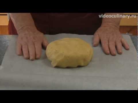 Рецепт - Песочное тесто от видеокулинария рф