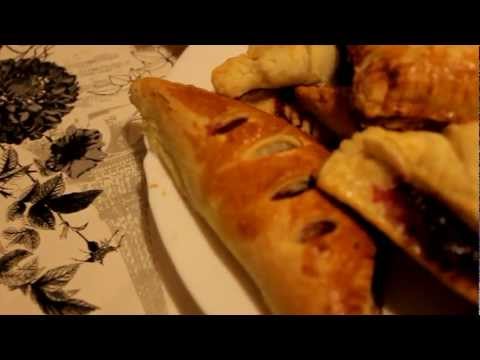 Слоеные пирожки с Нутеллой Слоеные пирожки с Нутеллой
