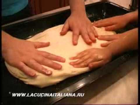Видео-рецепт итальянской метровой пиццы