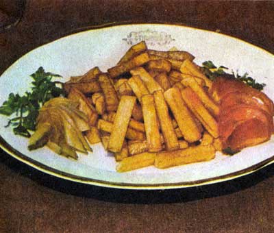 Картофель, жаренный во фритюре