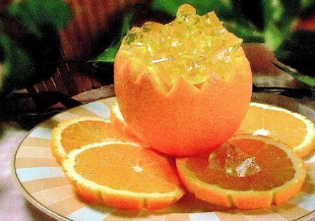 Желе из апельсина со специями