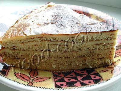 Блинчатый пирог с печенью