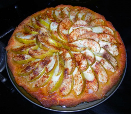 Яблочный пирог с имбирем
