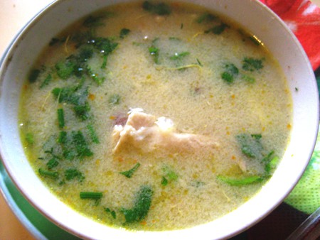 Рецепт щавелевого супа с курицей