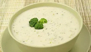 Суп с сыром и брокколи