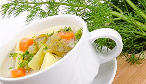 Рецепт - Суп из капусты и фасоли