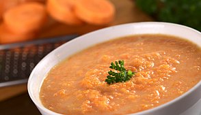 Рецепт - Суп с морковью и имбирем