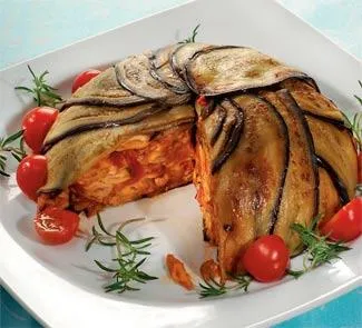 Купол из баклажанов