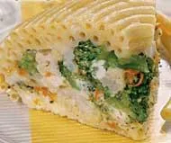 Макаронная запеканка с овощами