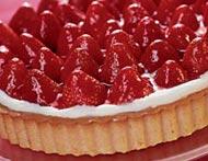 Рецепт торта из целых ягод клубники