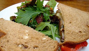 Рецепт - Сэндвич с сыром и грибами