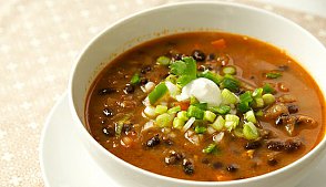 Мексиканский суп с фасолью. Рецепт мексиканского фасолевого супа