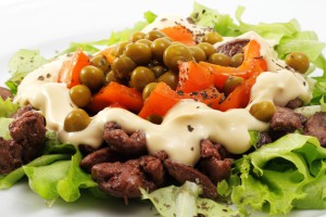 Рецепт - Вкусный салат на 14 февраля