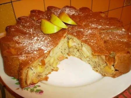 Яблочные кексы