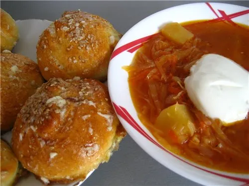Пампушки для борща