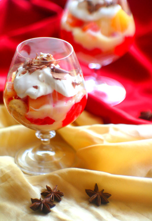 Романтичный десерт на 14 февраля. Рецепт праздничного десерта с желе и заварным кремом. 