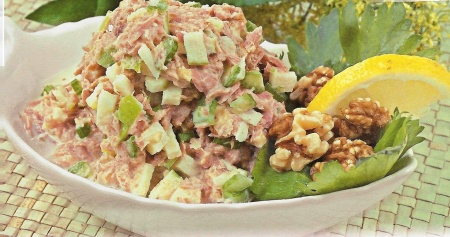 Рецепт салата с тунцом консервированным с фото. Вкусный салат из консервированного тунца