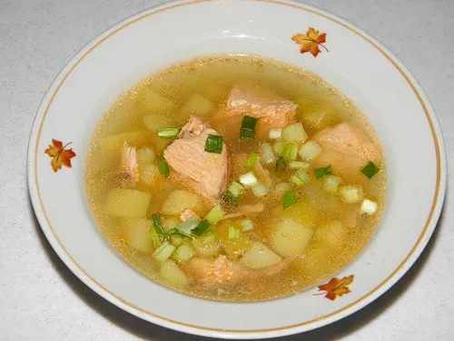 Уха из семги