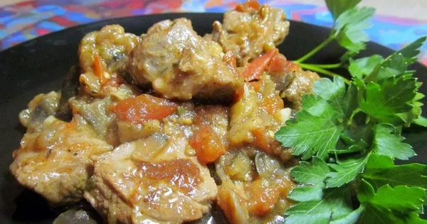 Манжа из баклажанов