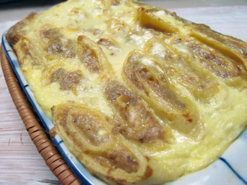 Блинная запеканка