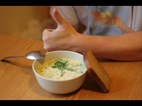 Рецепт сырного супа.