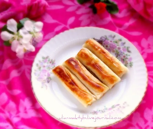 Блинчики с сырной начинкой