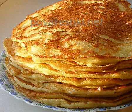 Блины пшенные