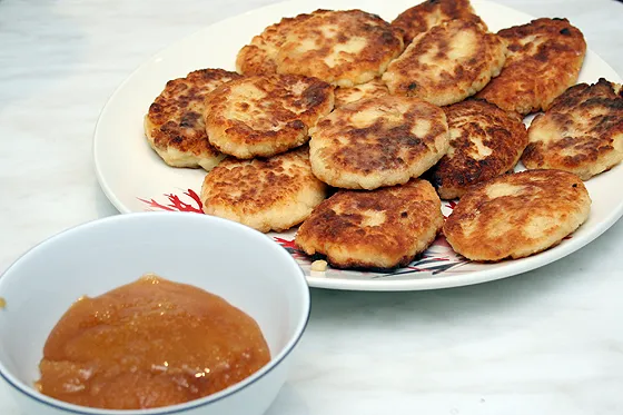 Оладьи манные