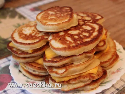 Оладьи с сыром