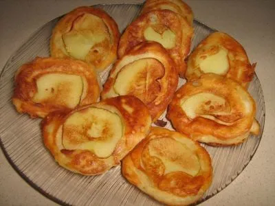 Оладьи с яблоками