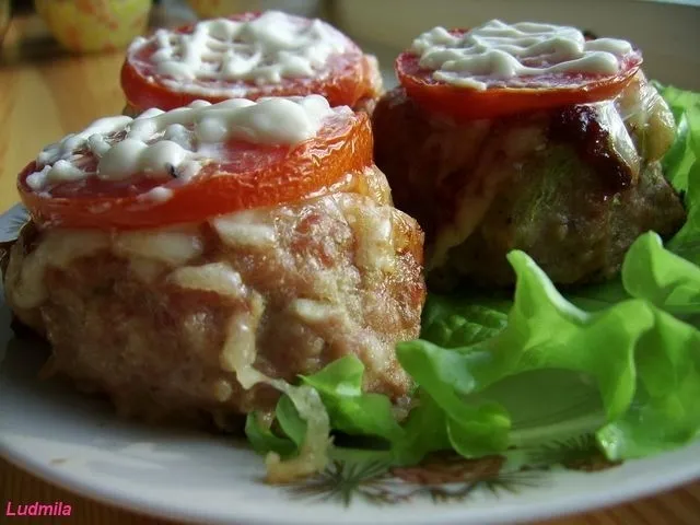 Пикантные гнезда из мяса