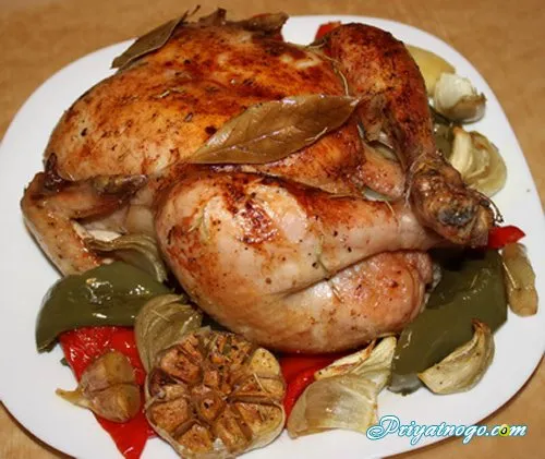 Медовая курочка, запеченая в духовке