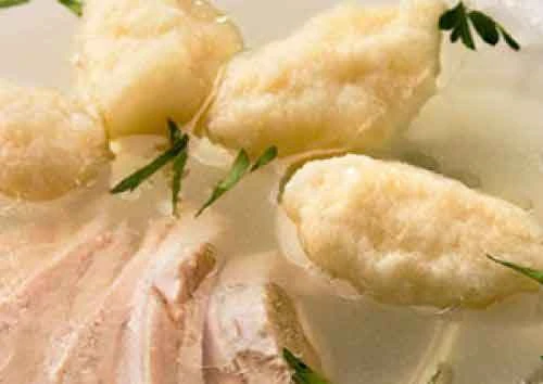Бульон с манной крупой