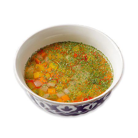 Овощной отвар для вегетарианского супа