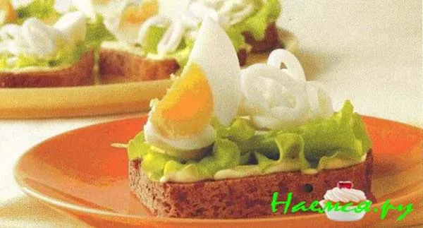 Бутерброды с кальмарами