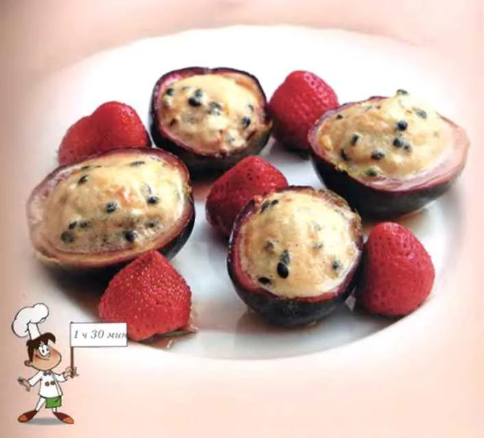 Десерт из маракуйи