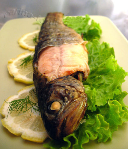 Рыба с чесноком