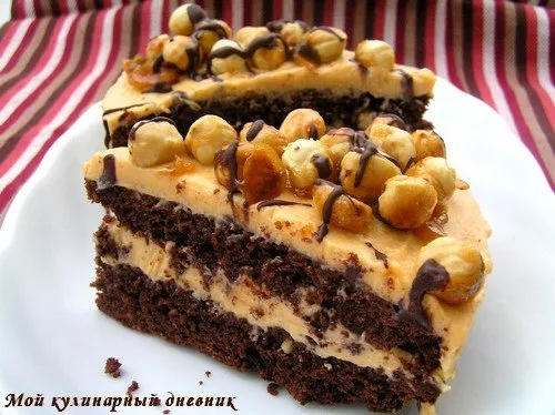 Шоколадно-ореховый кекс