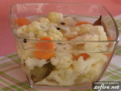 Капуста цветная маринованная
