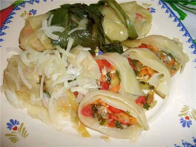 Овощные голубцы с пастернаком на зиму