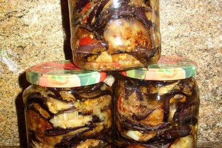 Баклажаны жареные консервированные