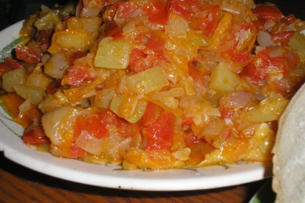 Икра из помидоров с кабачками