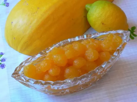 Варенье из тыквы и брусники