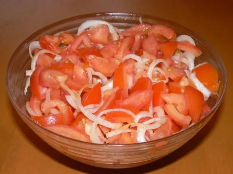 Закуска из помидоров и перца