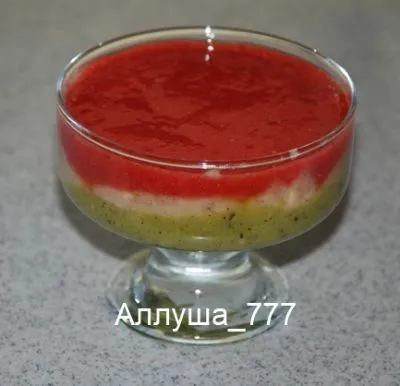 Фруктовый мусс на манной крупе
