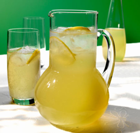 Имбирный напиток с апельсином и манго