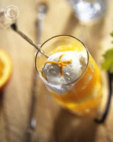 Сливки с апельсиновым соком