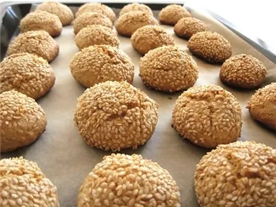 Кунжутное печенье
